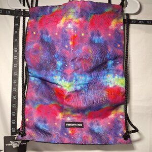NWT Vibedration Drawstring Backpack Galaxy